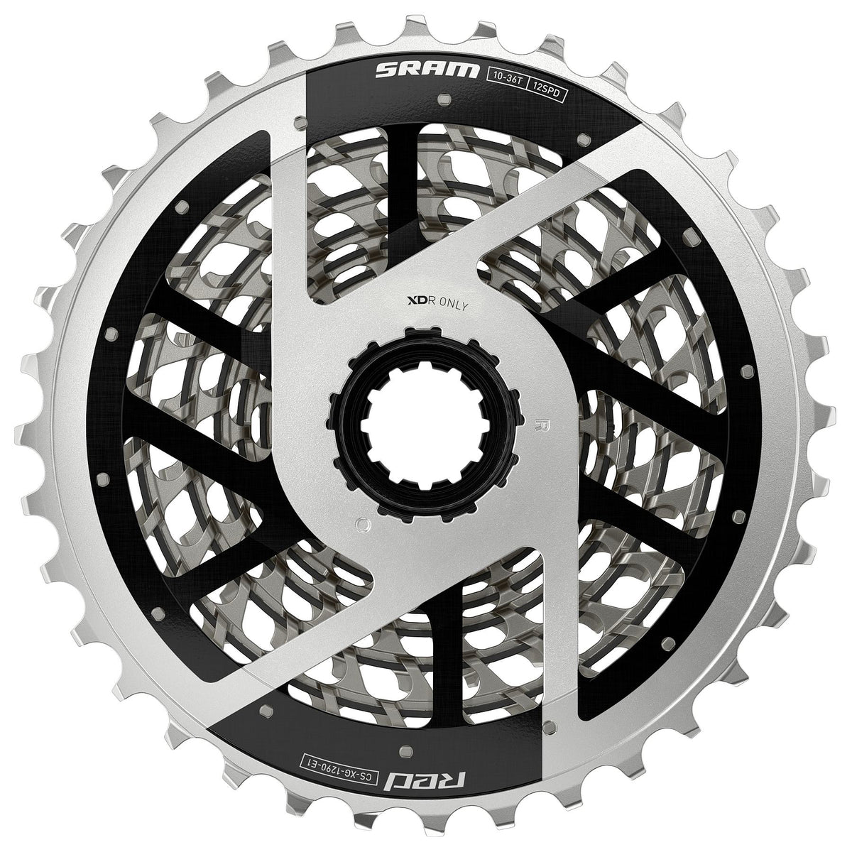 SRAM XG-1290 E1 12 Spd Cassette - Silver