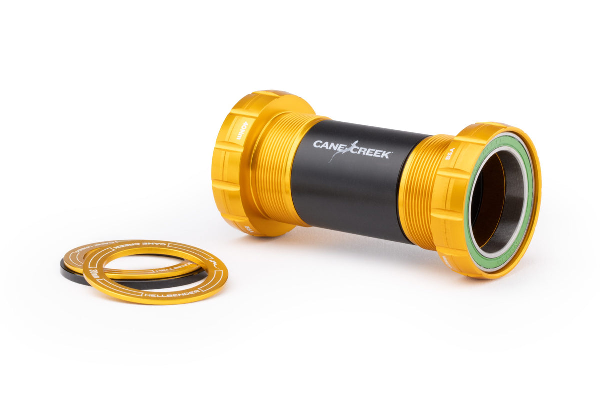 Cane Creek Hellbender 70 Bottom Bracket - BSA - DUB - Gold