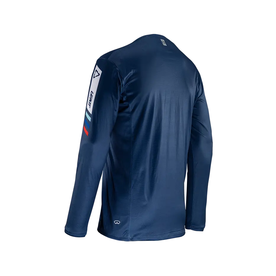 Leatt Enduro 4.0 Long Sleeve MTB Jersey - Denim - 2024
