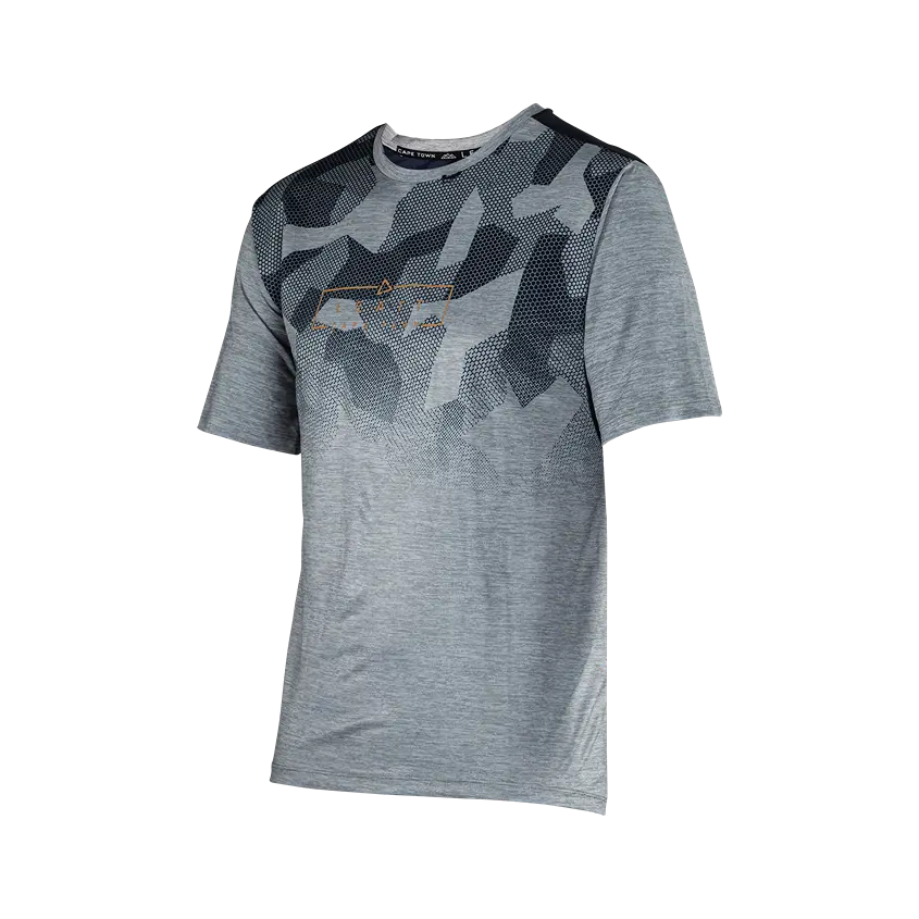 Leatt Trail 1.0 Short Sleeve MTB Jersey - Granite - 2024