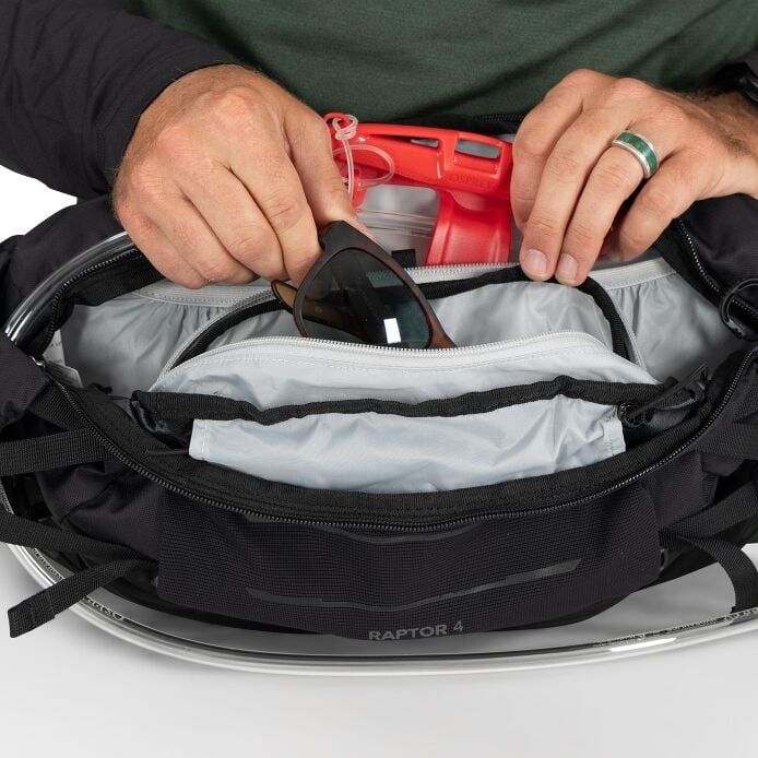 Osprey Raptor 4 Hydration Belt - Pediment Gray