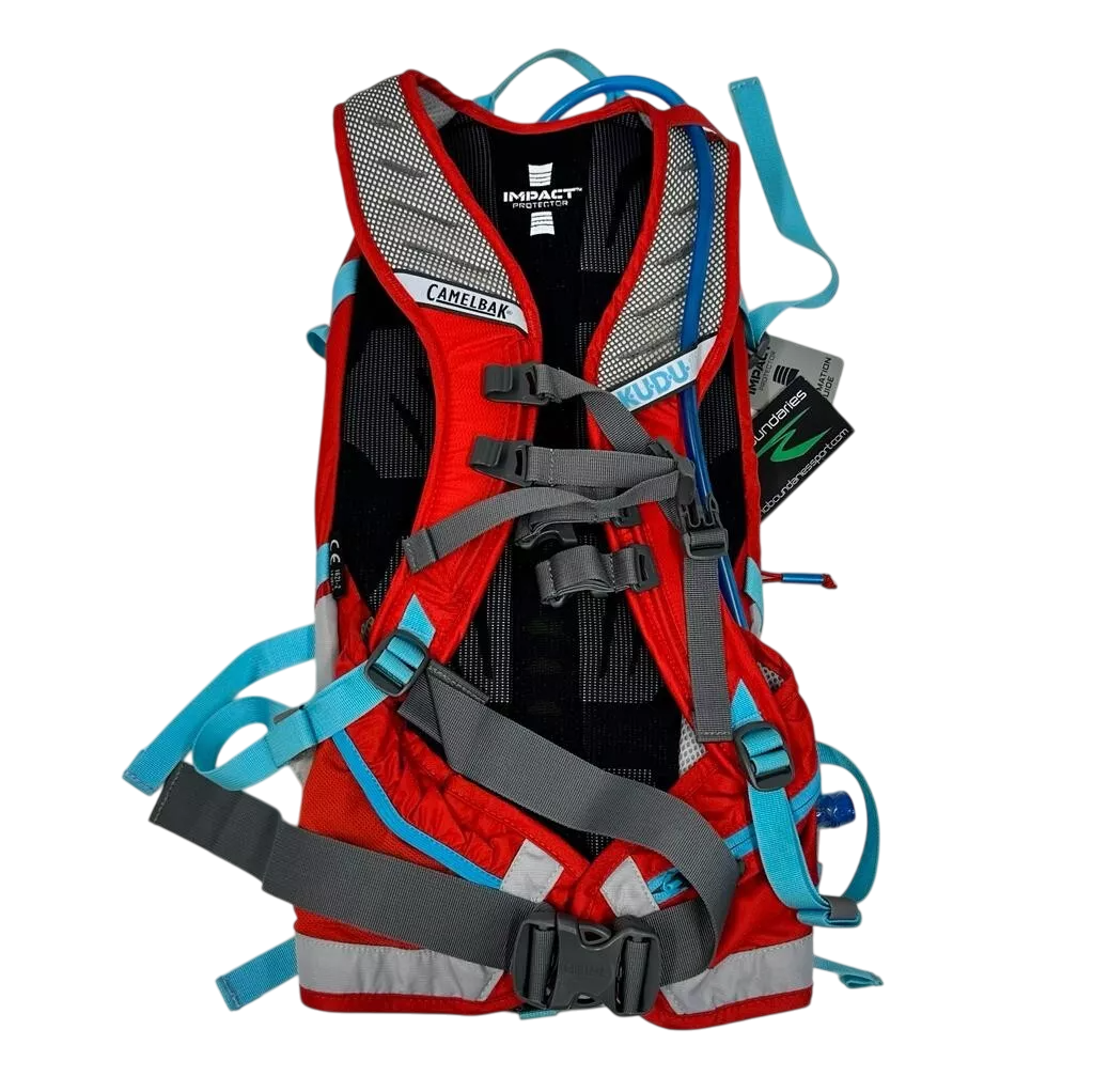 Camelbak KUDU 12 Hydration Pack - Fiery Red-Silver