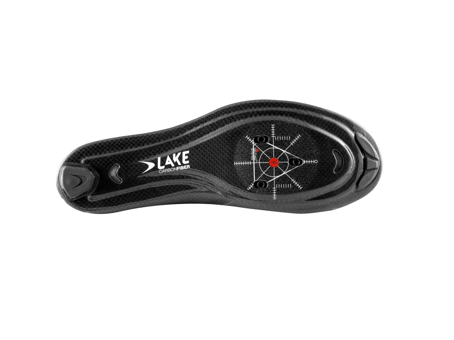 Lake CX242 Road Shoe - Wide - Black-Silver