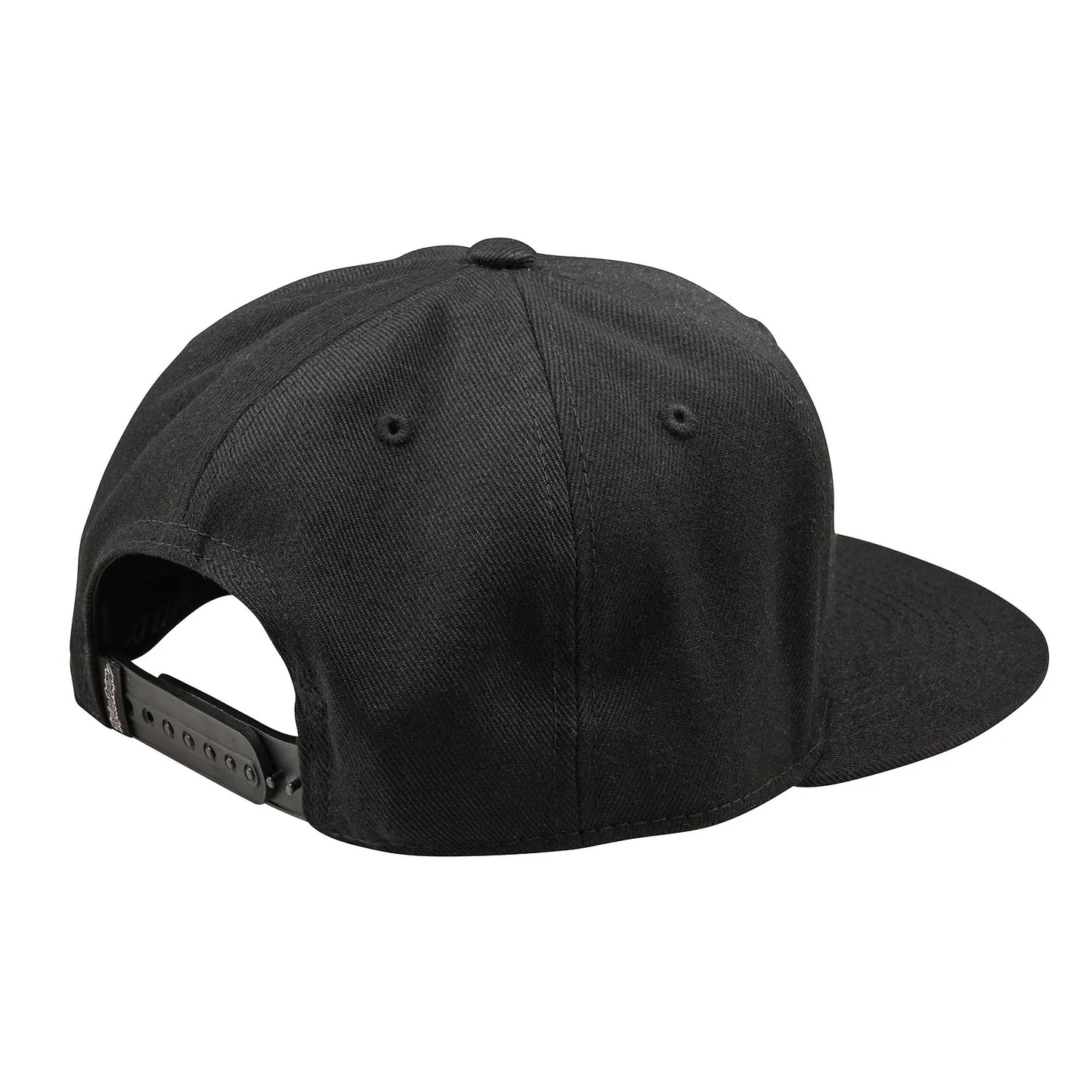 Troy Lee Designs Badge Flat Bill Snapback Hat - Black