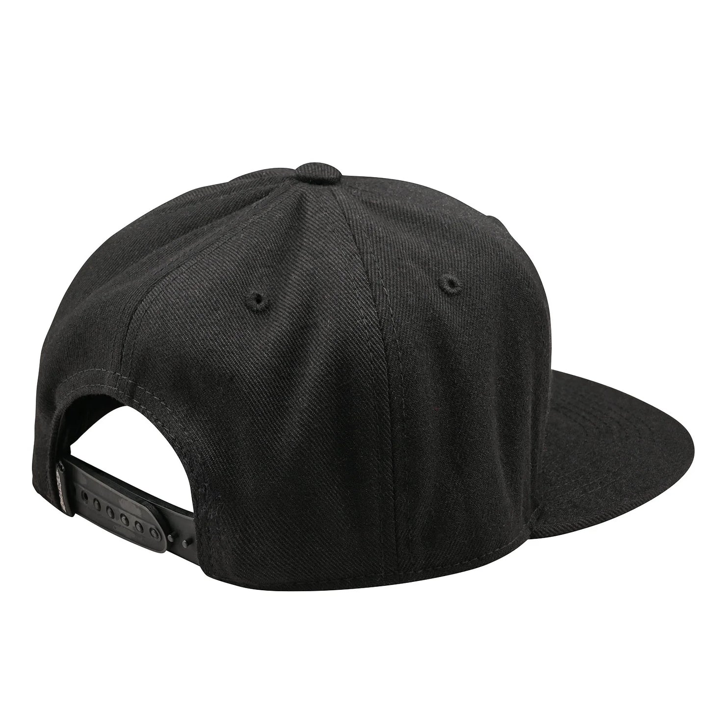 Troy Lee Designs Factory Flat Bill Snapback Hat - Black