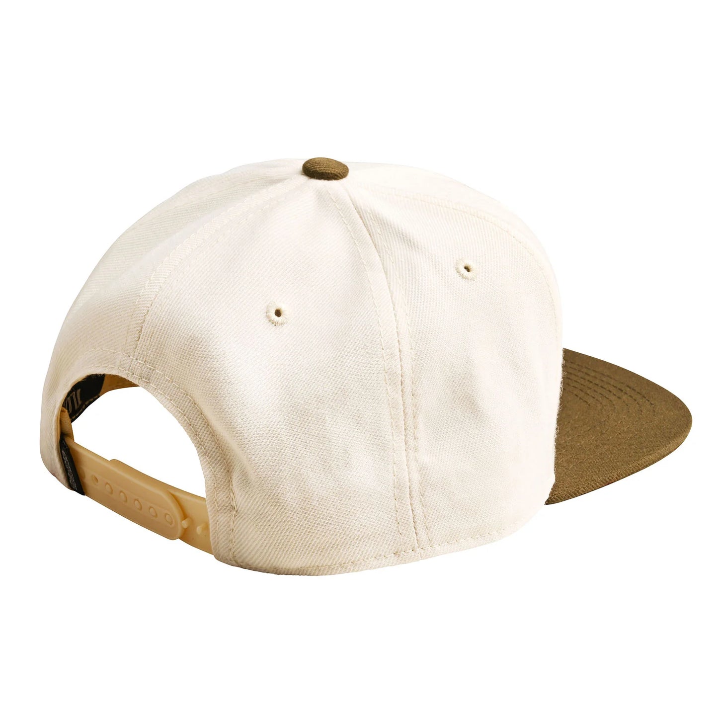 Troy Lee Designs Peace Flat Bill Snapback Hat - Vintage White-Olive