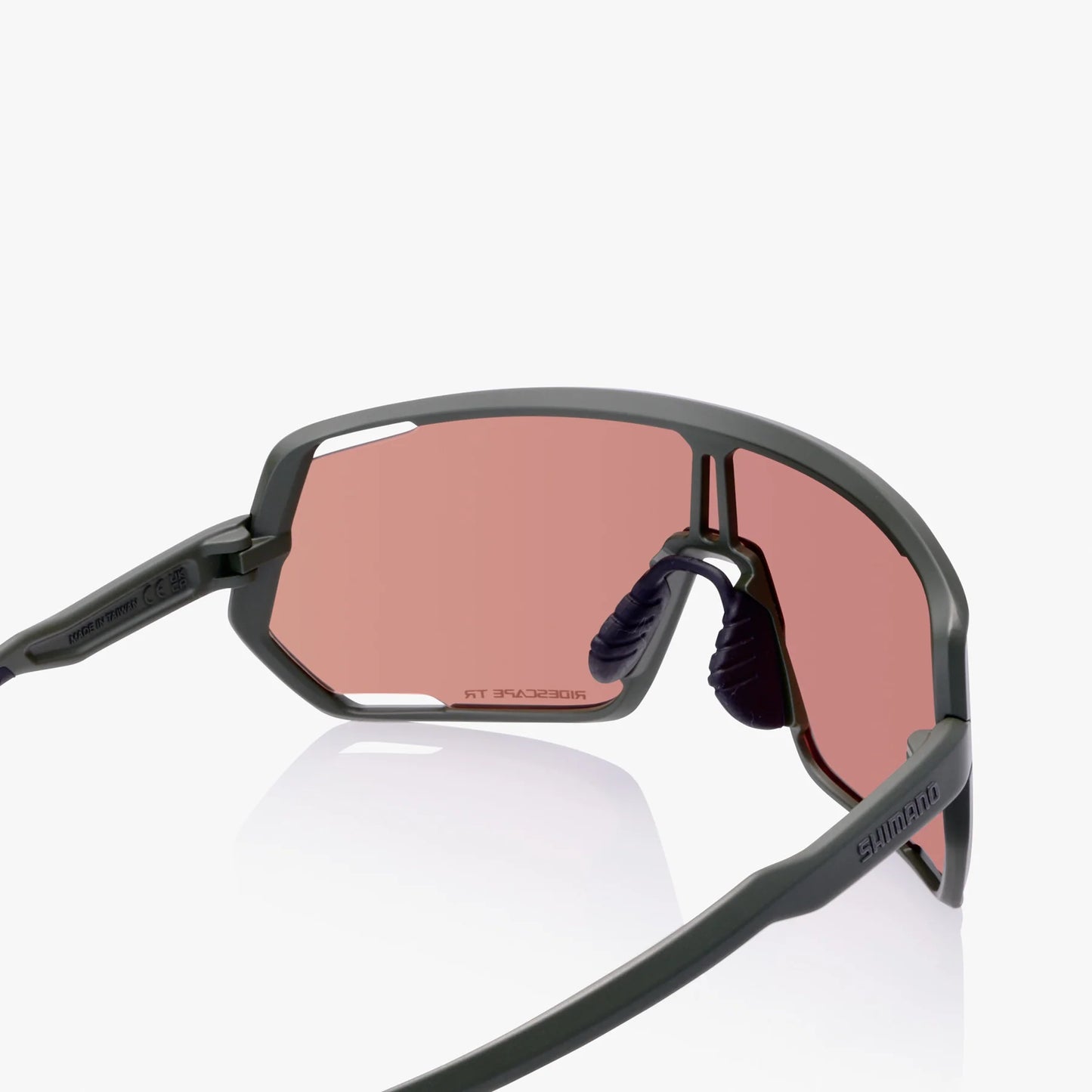 Shimano Technium 2 Sunglasses - Dark Olive - Ridescape Trail Lens