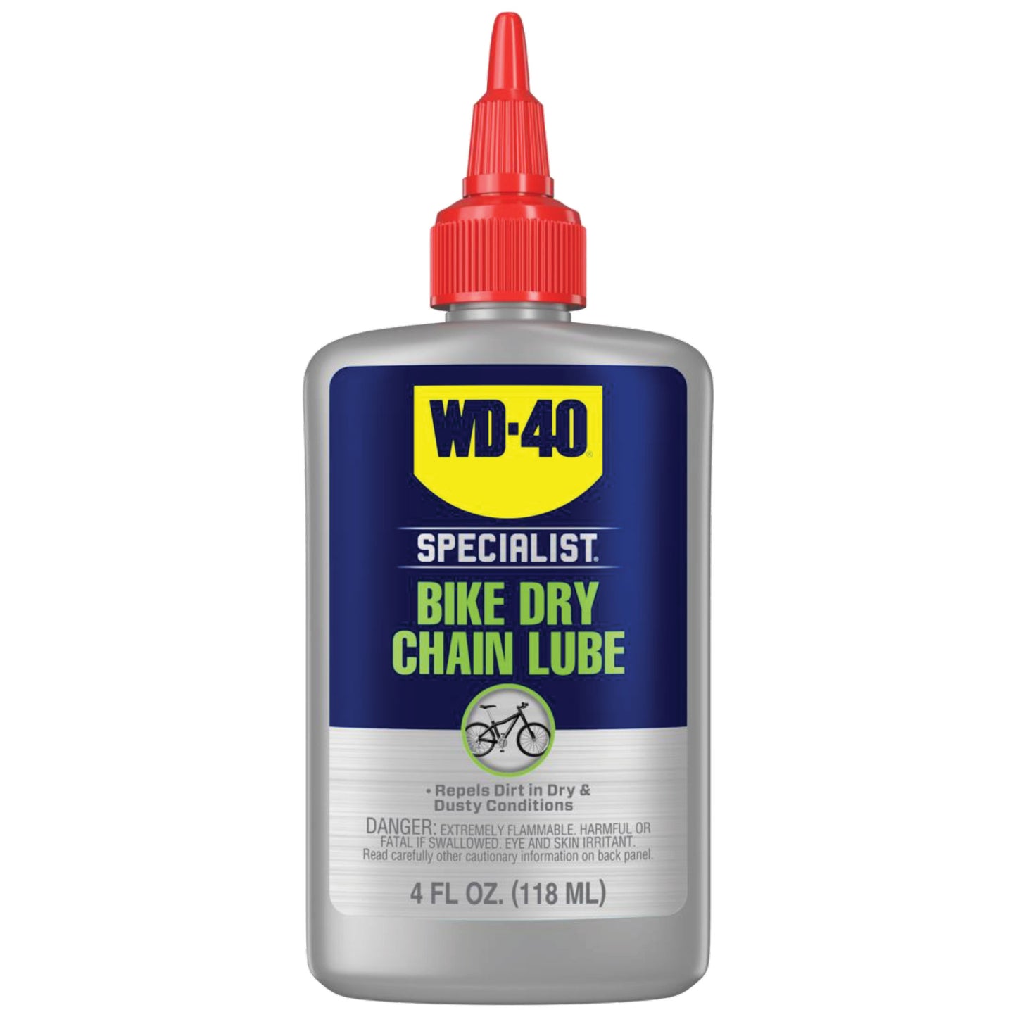 WD-40 Dry Chain Lubricant 4oz Drip Bottle