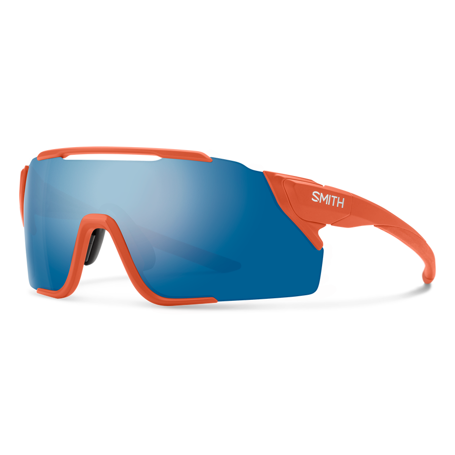 Smith Attack MAG MTB Sunglasses - Matt Red Rock Matt Red Rock ChromaPop Blue Mirror Lens