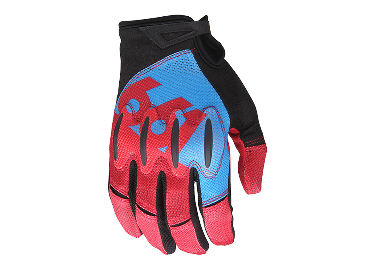 661 Evo II MTB Glove - Blue-Red Blue - Red X-Small