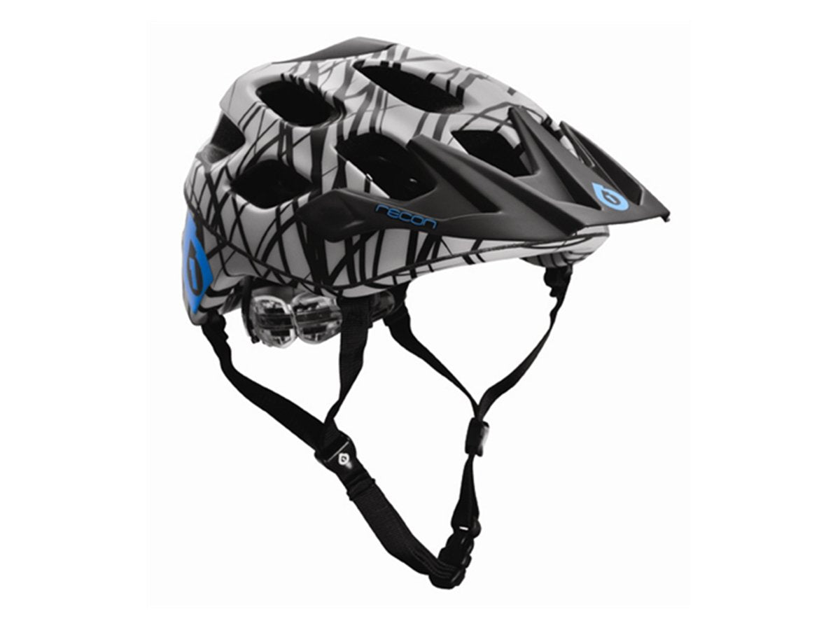 661 Recon MTB Helmet - Gray-Cyan Gray - Cyan Small/Medium