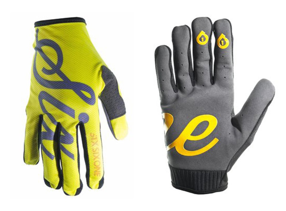 661 Comp MTB Glove - Yellow Script Yellow Script X-Small