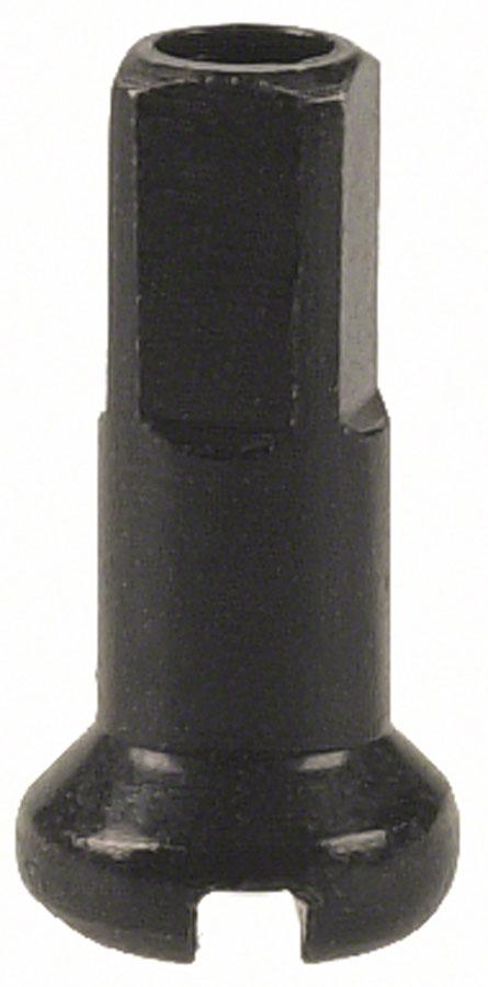 DT Swiss 14 Gauge Brass Nipples - 12mm - Black Black