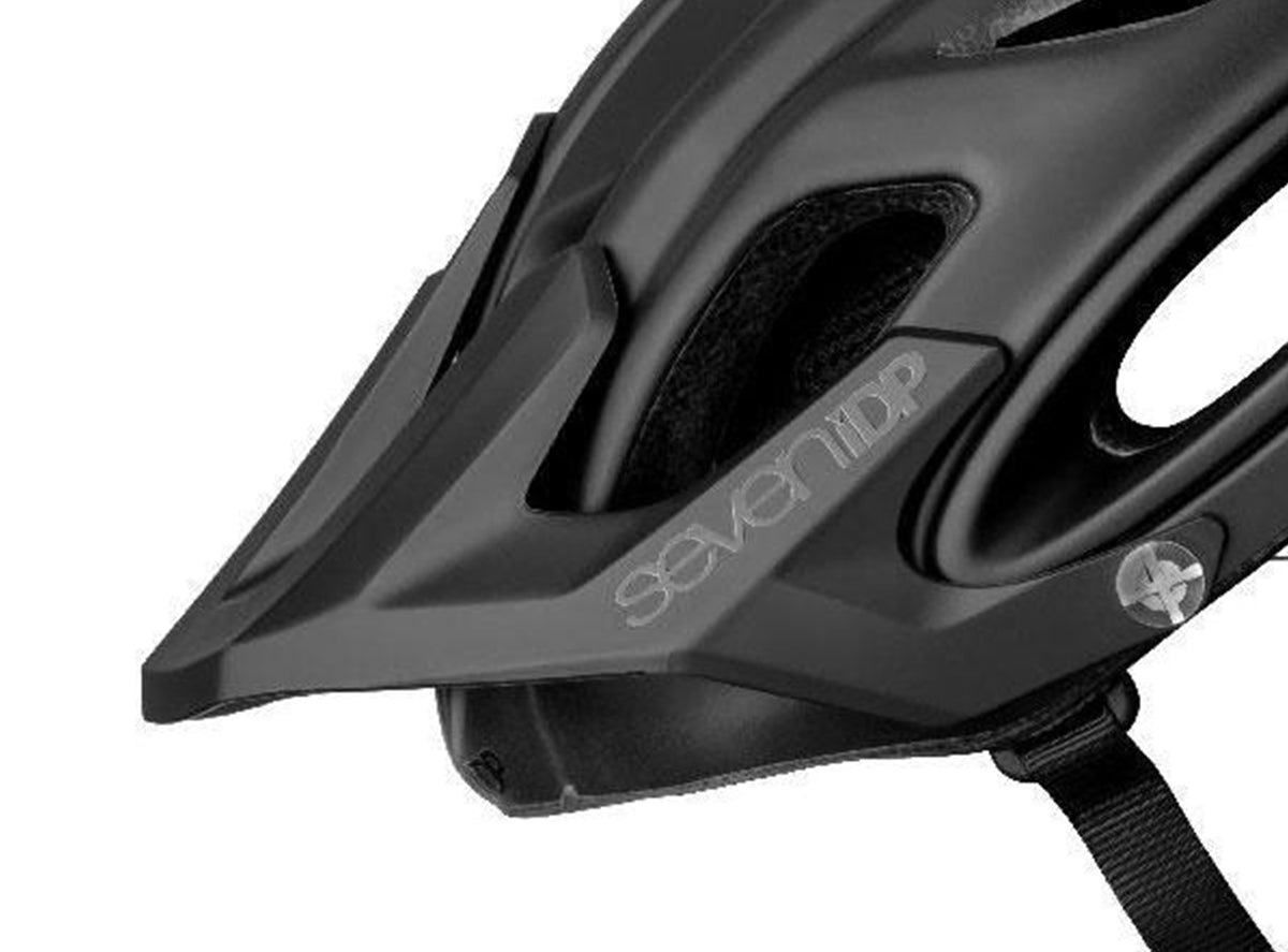7 iDP M2 Helmet Visor - Black-Gloss Black Black - Gloss Black