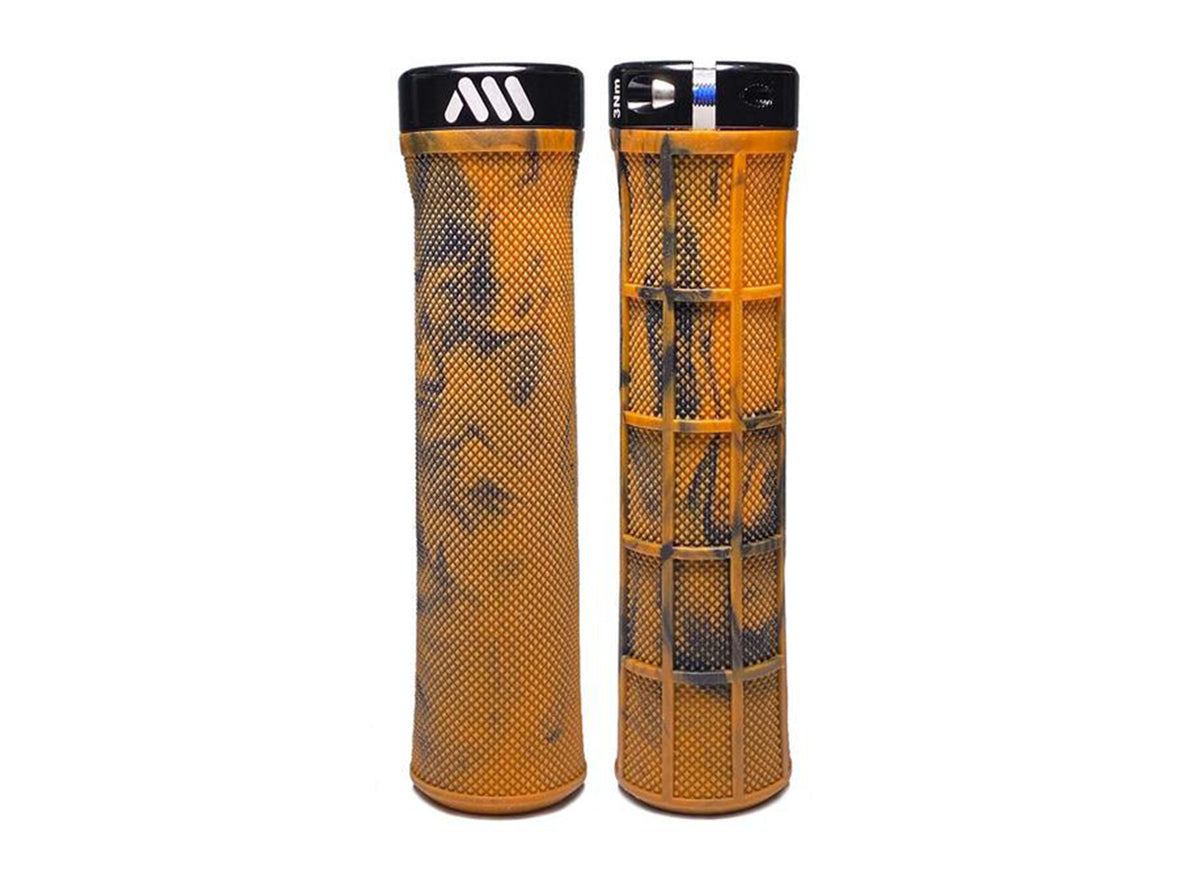 AMS Berm Lock-On Grip - Orange Camo Orange Camo