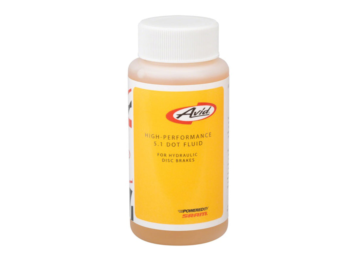 Avid 5.1 DOT Hydraulic Brake Fluid - 4oz Clear 4oz