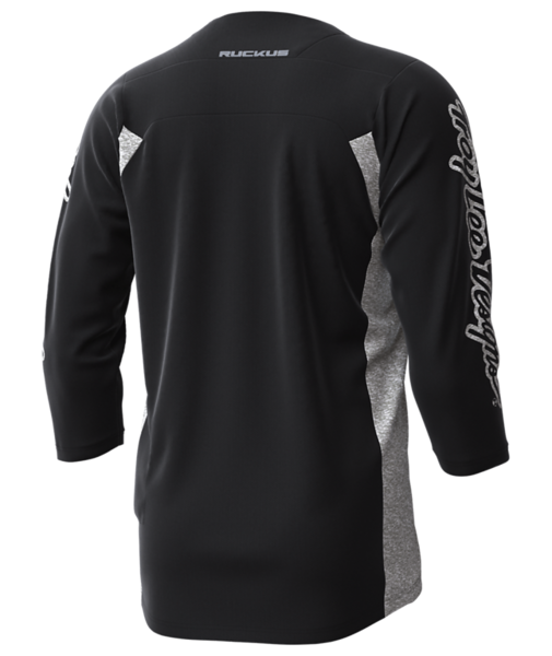 Troy Lee Designs Ruckus 3/4 Sleeve MTB Jersey - Bars - Black-Off White
