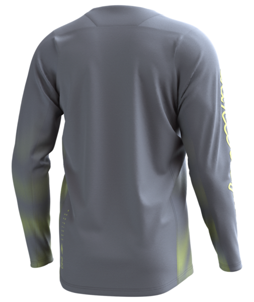 Troy Lee Designs Skyline Chill Long Sleeve MTB Jersey - Waves - Light Gray
