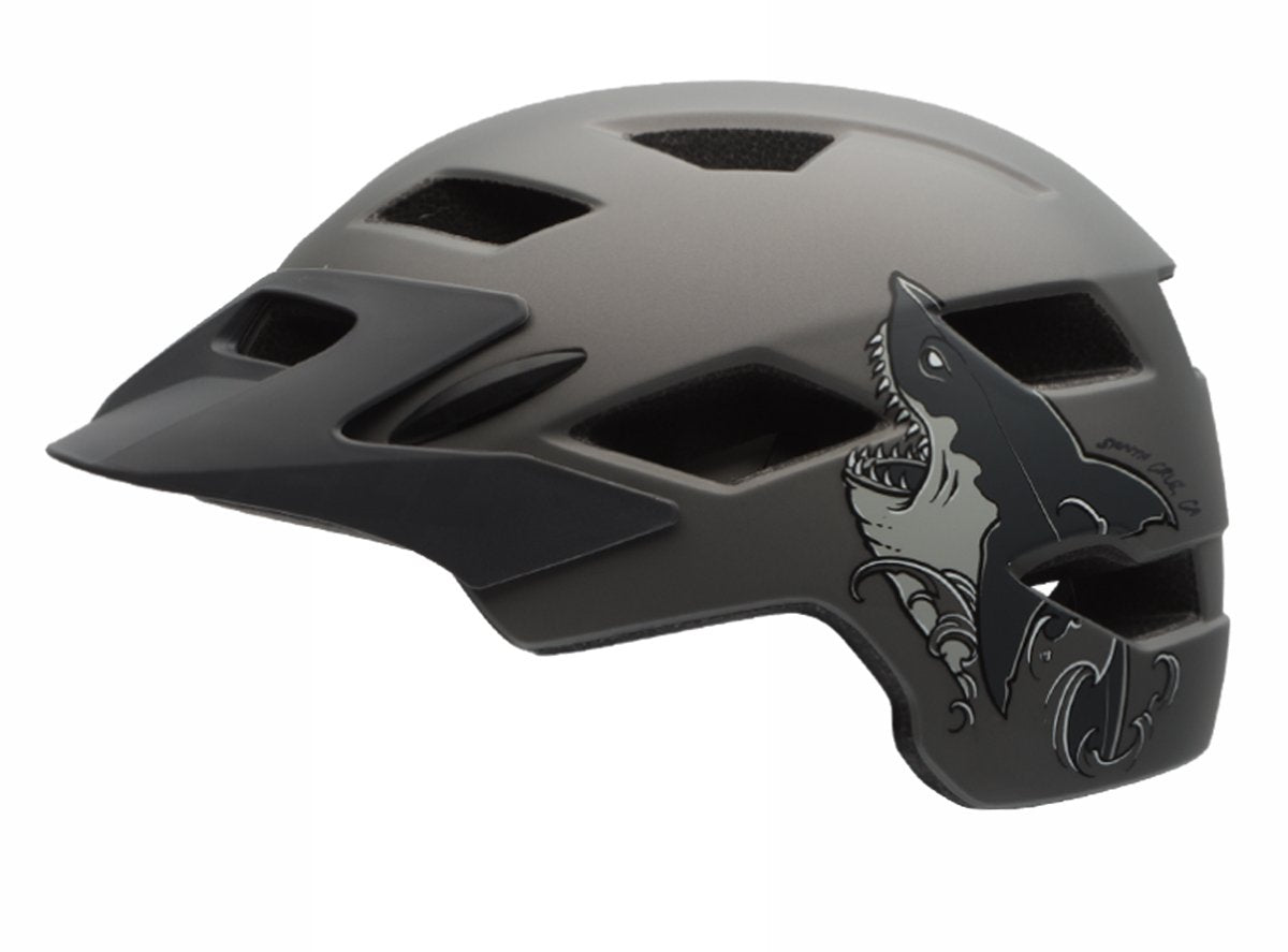 Bell Sidetrack Child Helmet - Matt Titanium Shark Matt Titanium Shark One Size