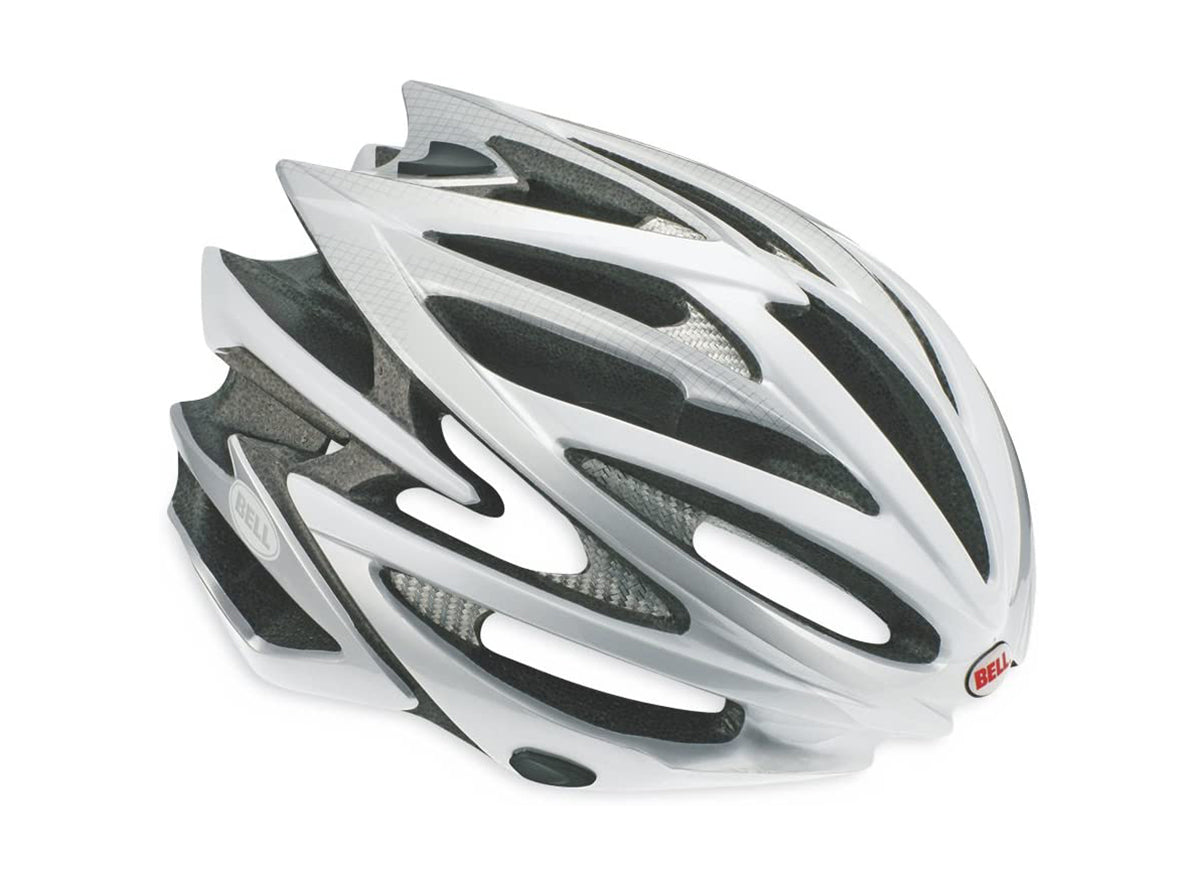 Bell Volt Road Helmet - Silver/White Silver - White Large