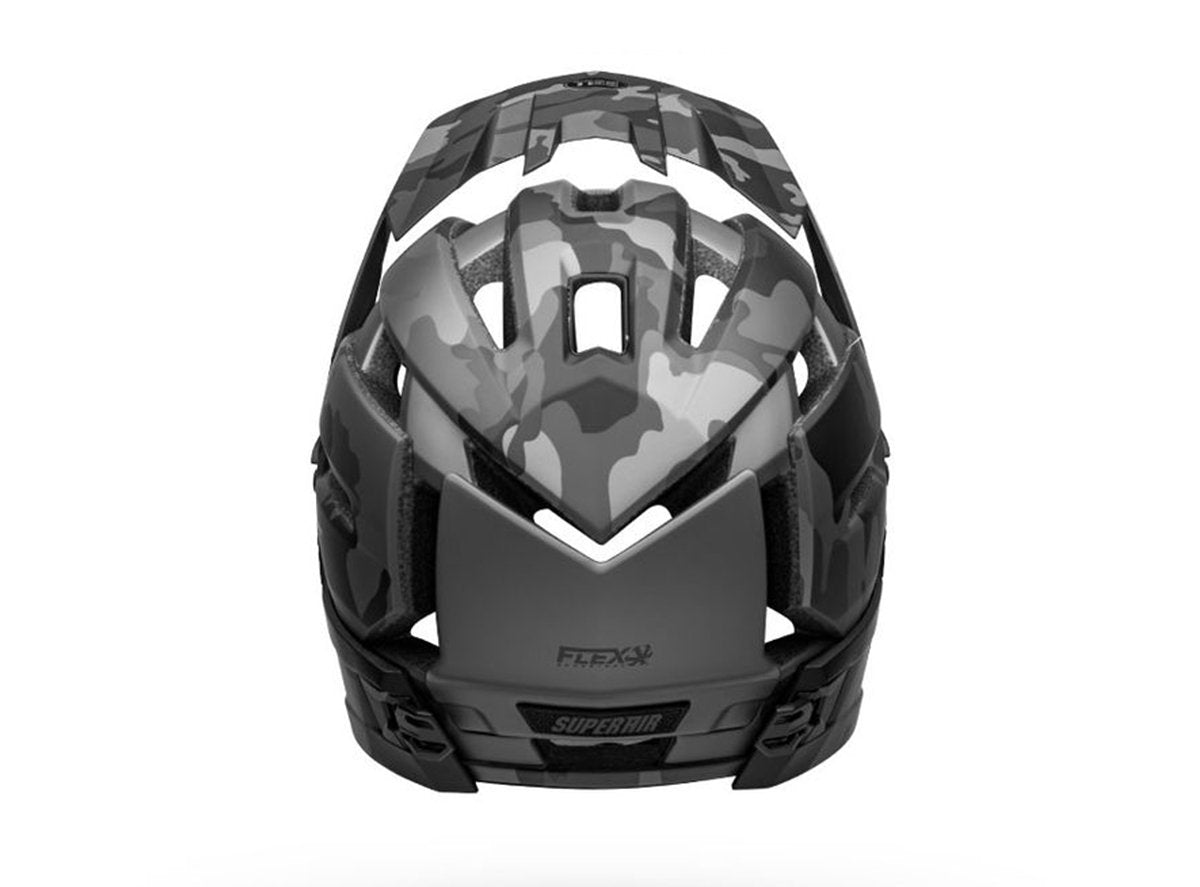 Bell Super Air R Spherical Full Face Helmet - Matt Gloss Black-Camo