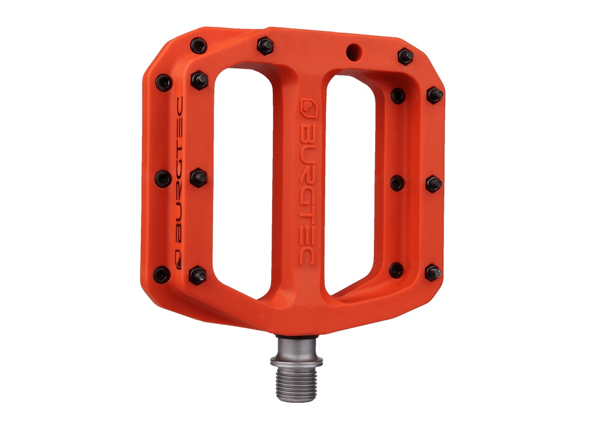 Burgtec MK4 Composite Flat Pedals - Iron Bro Orange Iron Bro Orange