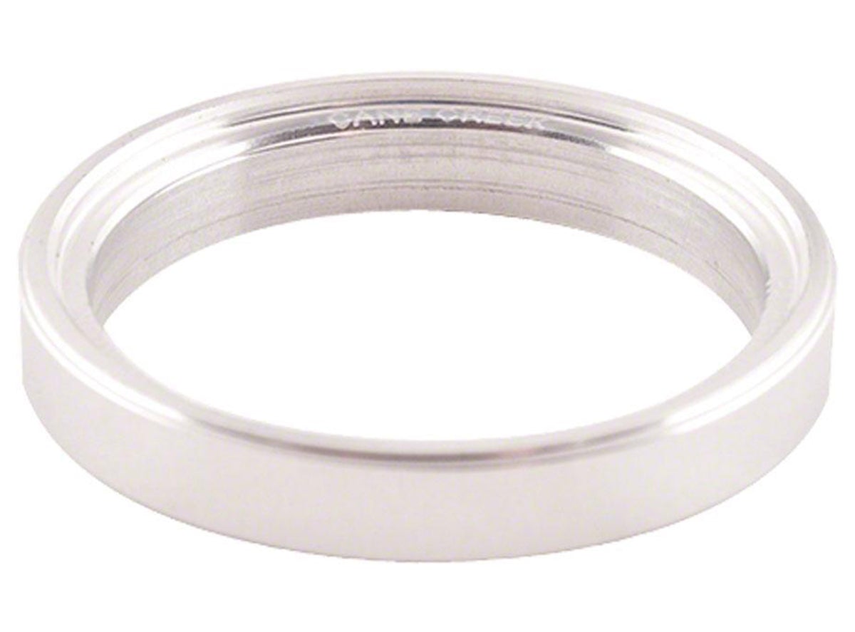 Cane Creek 110 Series Interlok Alloy Headset Spacer - 1.1/8" x 5mm - Silver Silver 1.1/8"