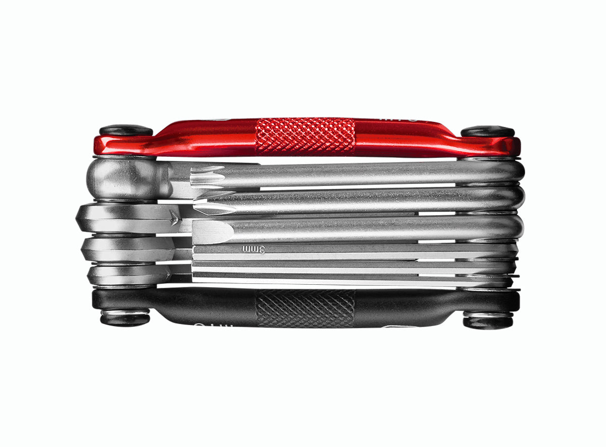 Crank Brothers M10 Multi-Tool - Black-Red Black - Red