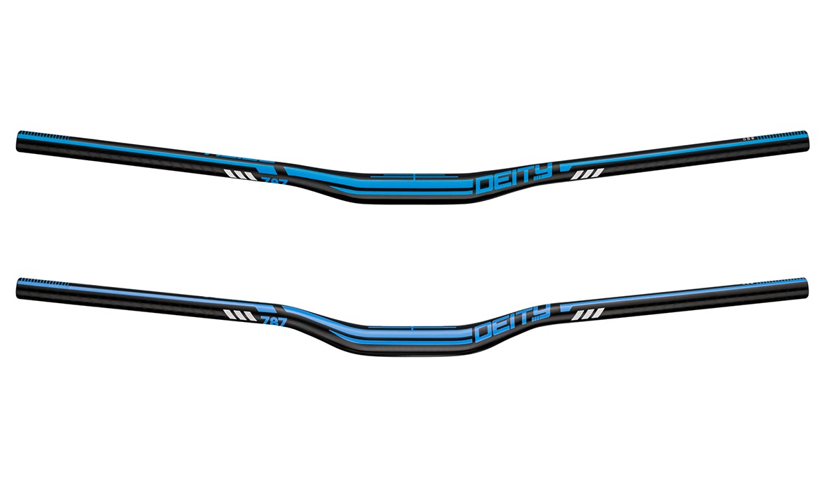 Deity Components Skyline 787 MTB Riser Handlebar - Blue Blue 31.8mm - 787mm 15mm