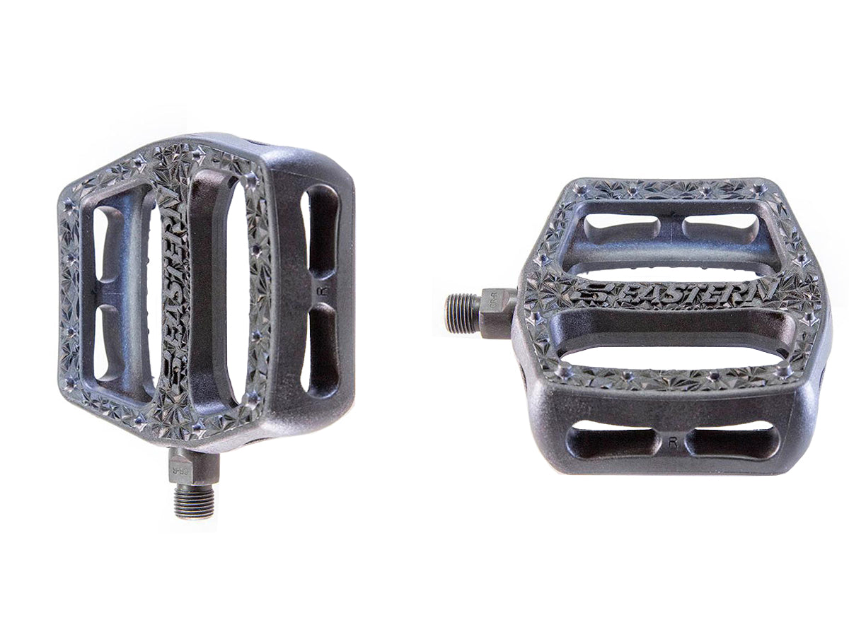 Eastern Facet BMX Pedals - Black Black