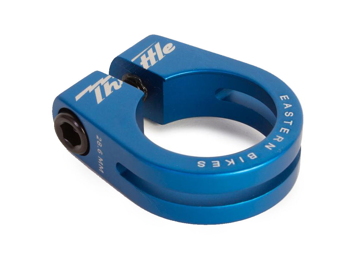 Eastern Throttle BMX Seatpost Clamp - Matt Blue Ano Matt Blue Ano
