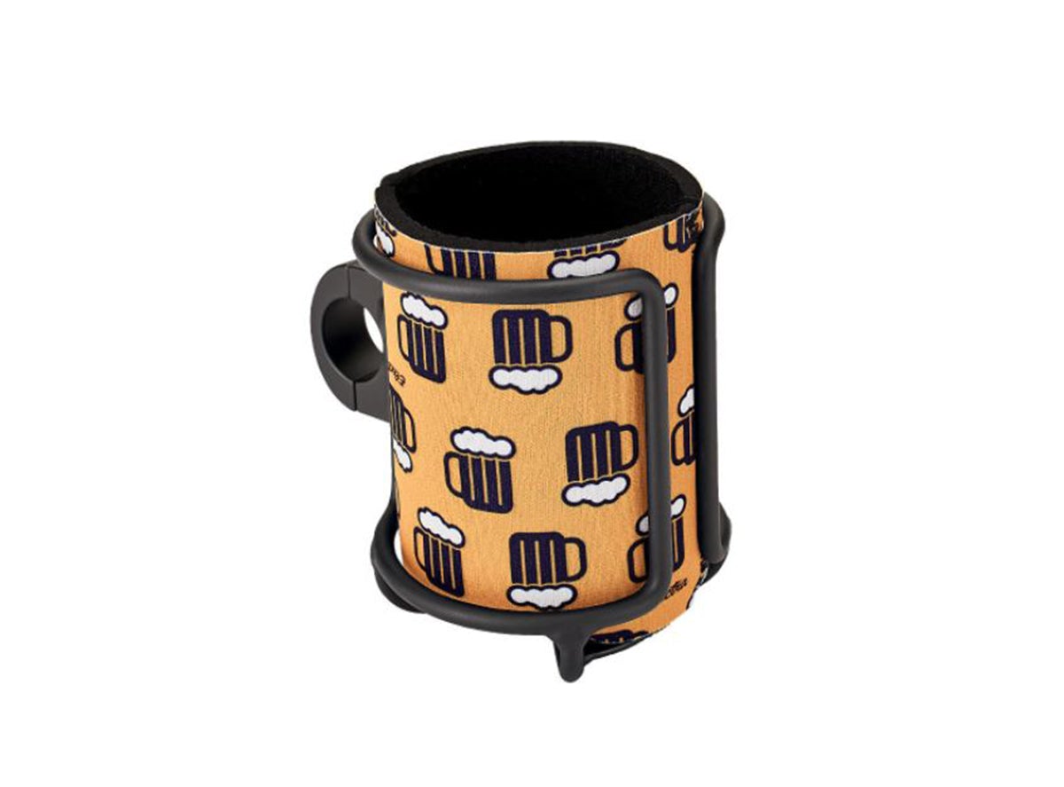 Electra Can Holder with Koozie - Yellow Koozie Yellow Koozie Matt Cage