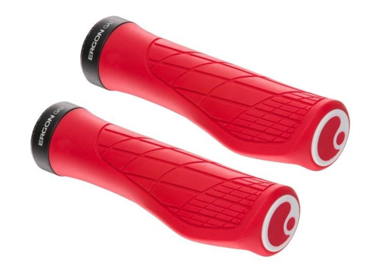 Ergon GA3 Lock-On Grips - Risky Red Risky Red Small