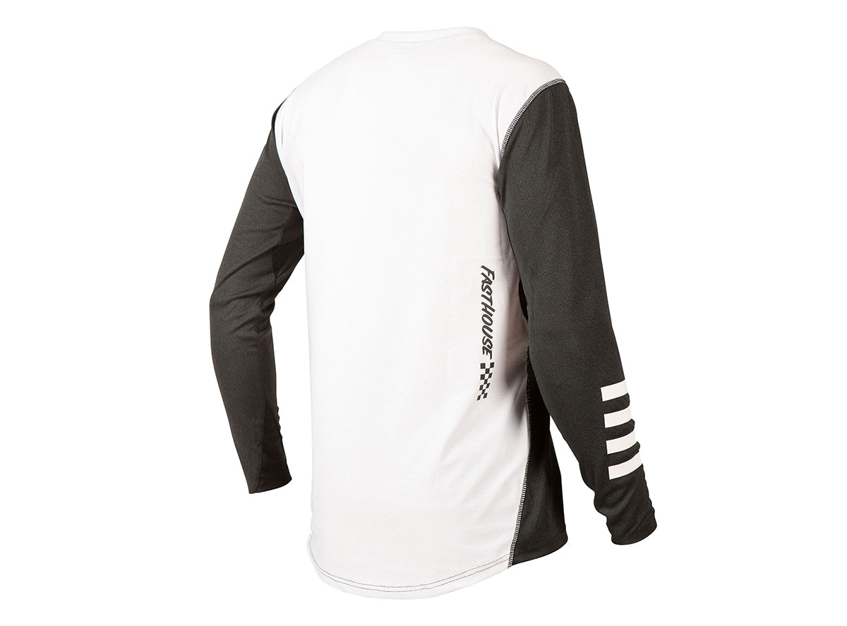 Fasthouse Alloy Roam Long Sleeve MTB Jersey - Heather Black