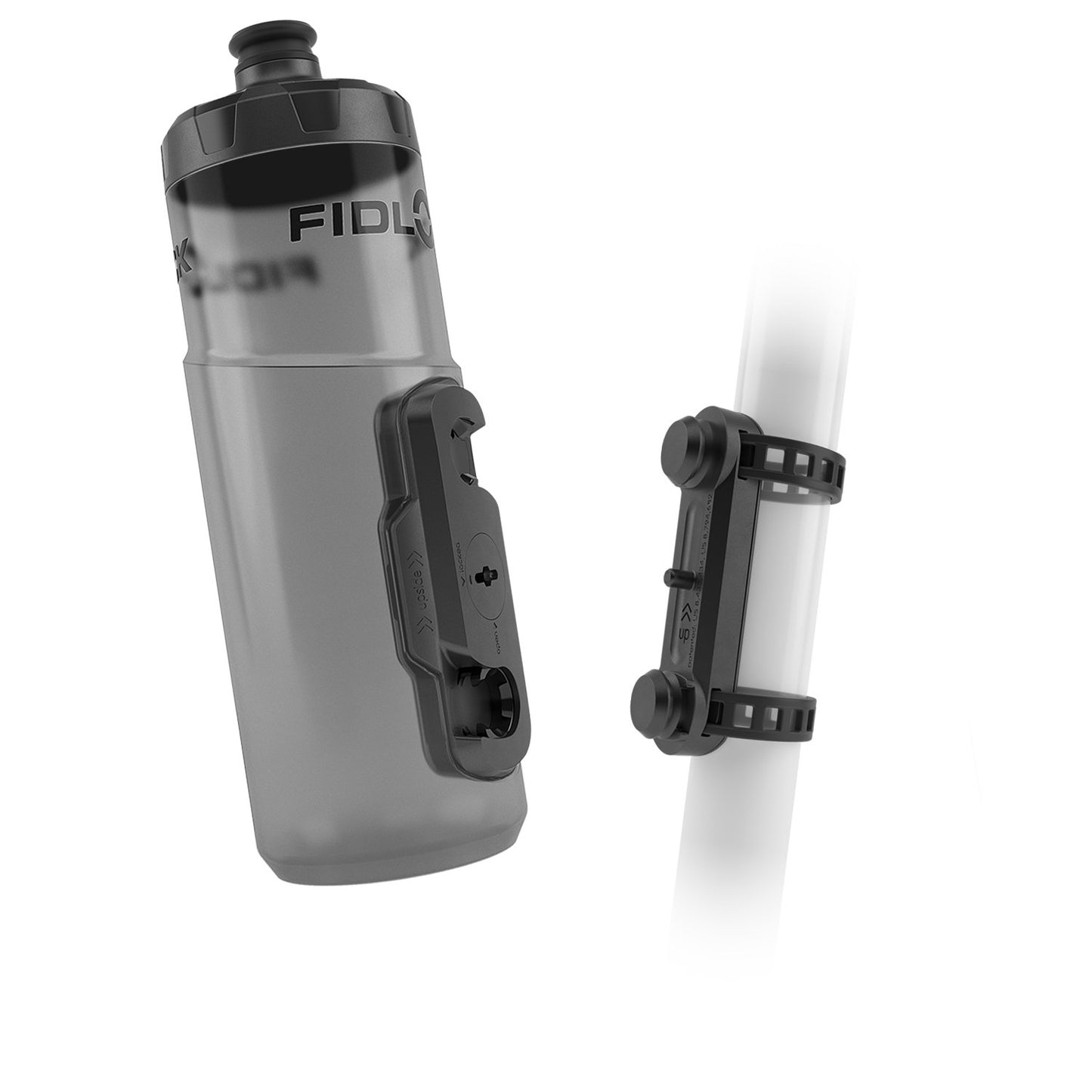 Fidlock Twist Bottle 600 + Uni Base - 20oz - Smoke Smoke