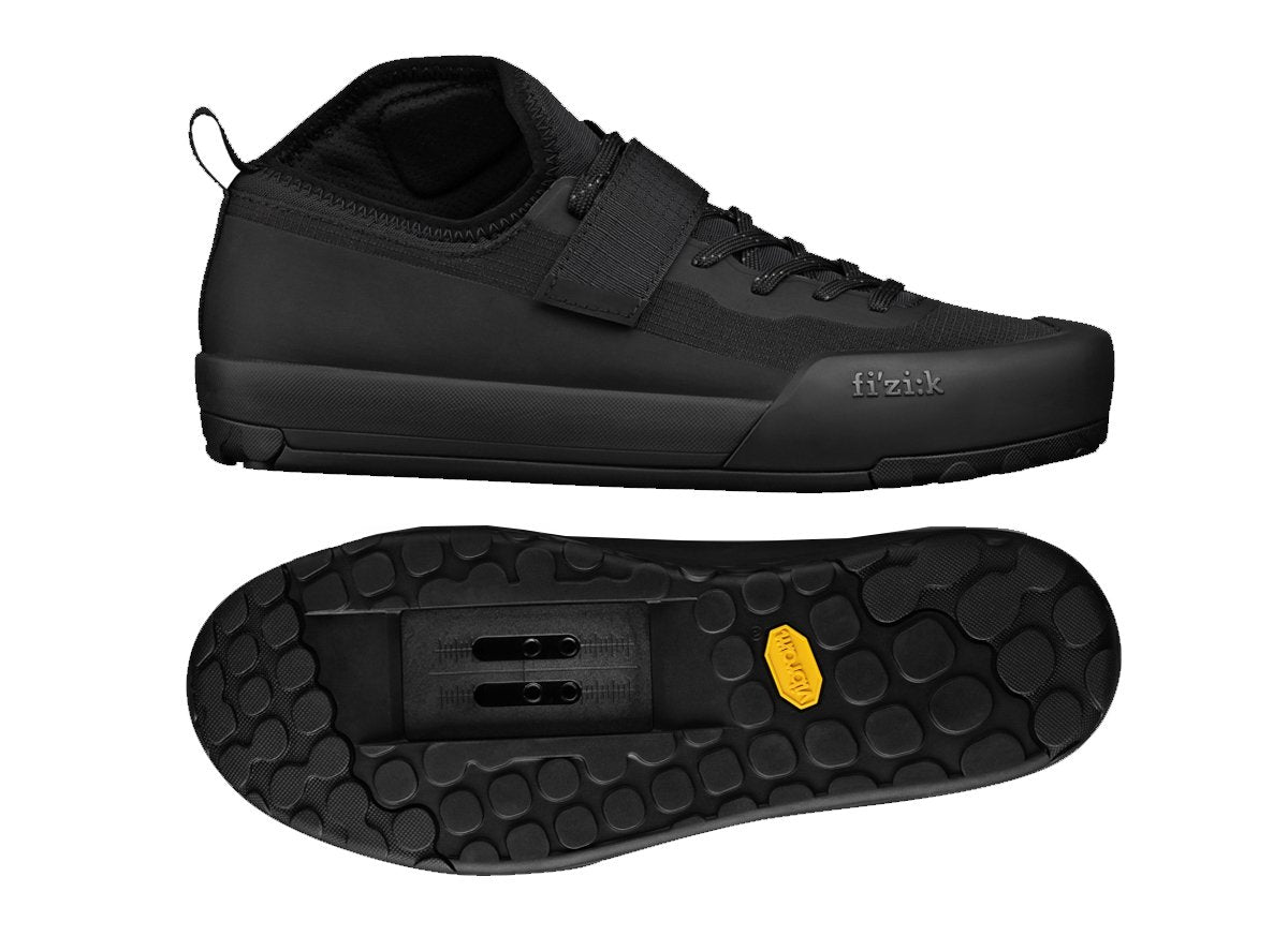 Fizik Gravita Tensor Clipless MTB Shoe - Black-Black Black - Black EU 43