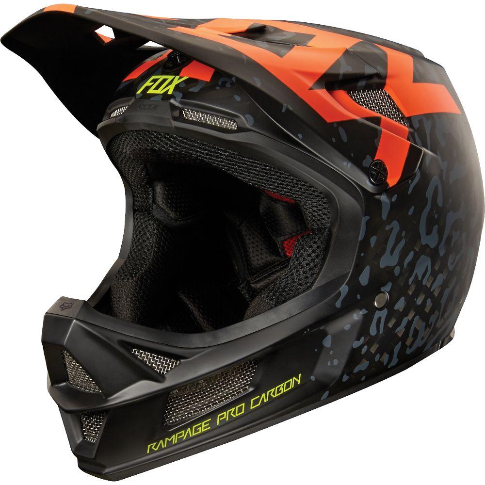 Fox Racing Rampage Pro Carbon MIPS Full Face Helmet - Cauz Orange Cauz Orange Small