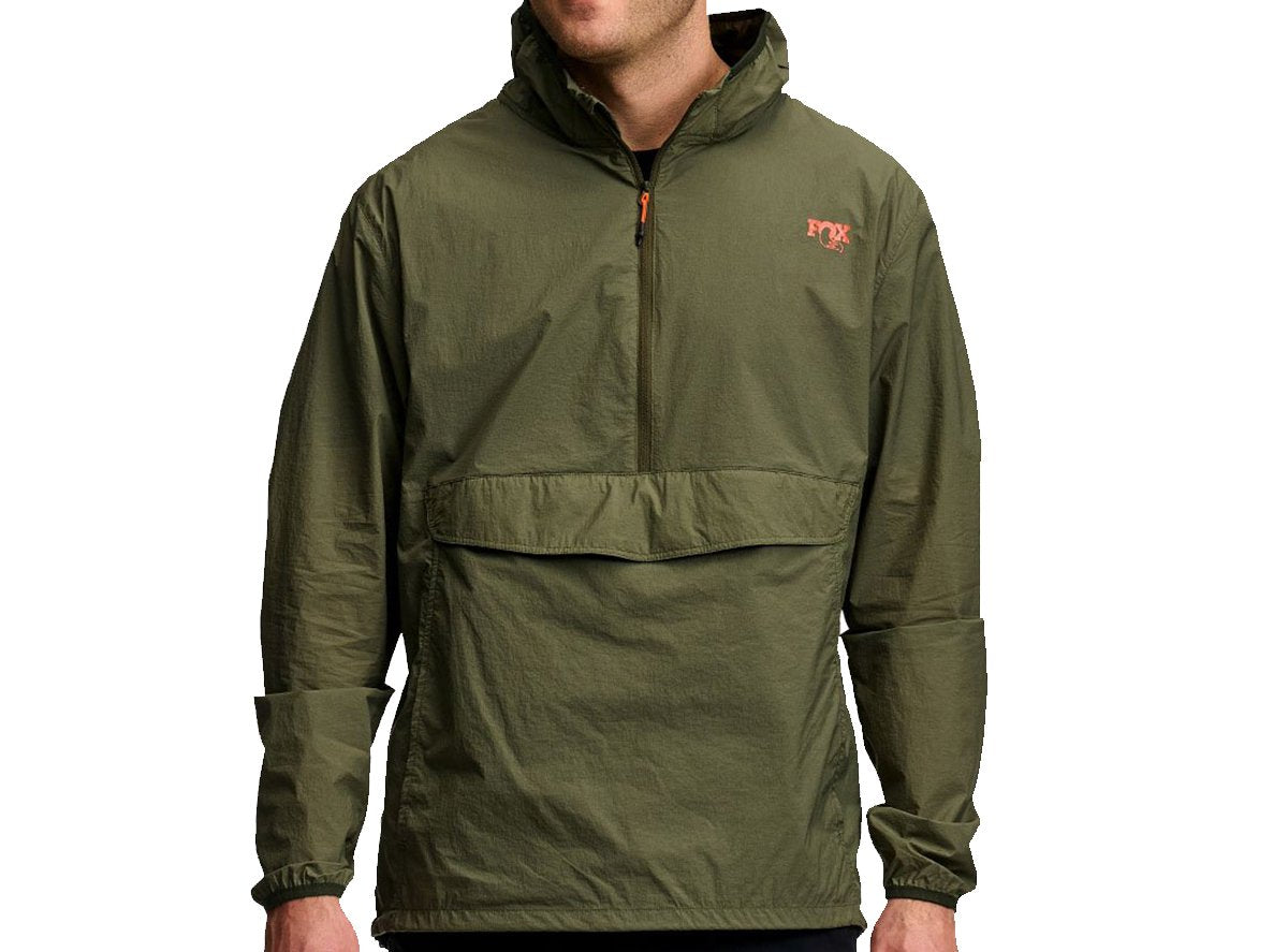 Fox Factory Alpine Track Walk Anorak Jacket - Green - 2021 Green Small
