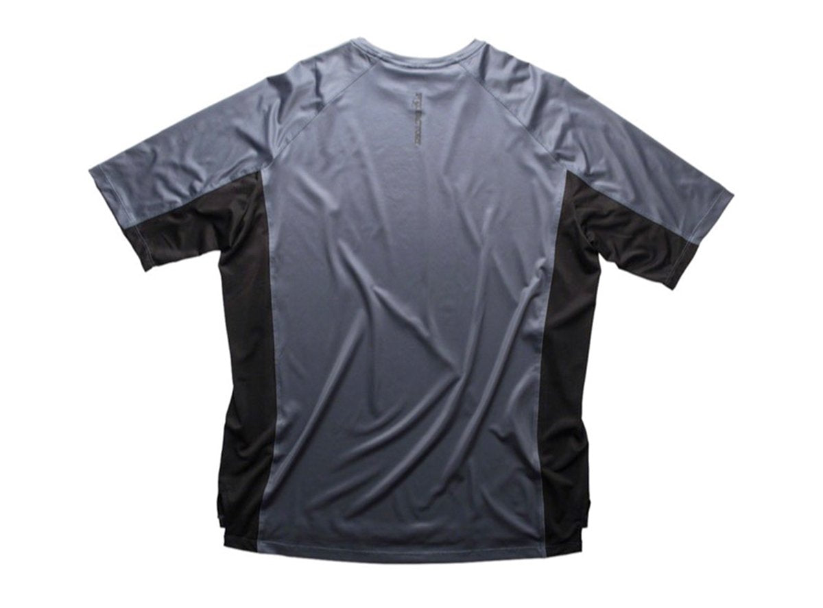 Fox Factory High Tail Short Sleeve MTB Jersey - Dark Gray