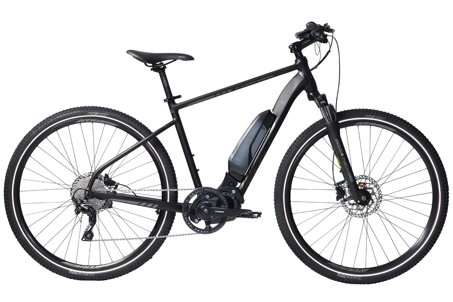 Fuji E-Traverse 1.2 Hybrid - Satin Black Satin Black 43cm (17")