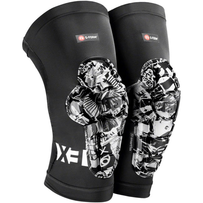 G-Form Pro-X3 Knee Guard - Limited Edition - Street Art Print Black - Street Art Print X-Small