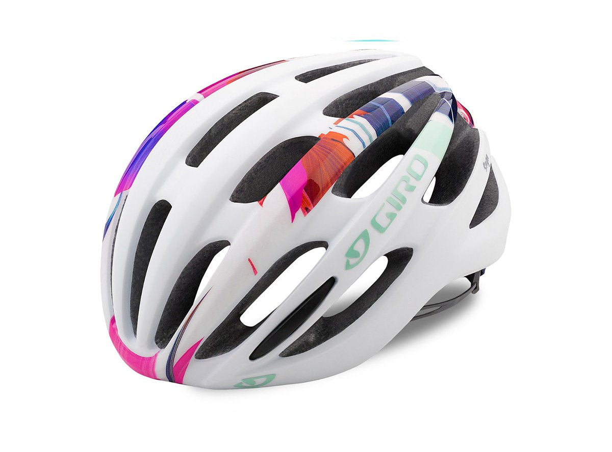 Giro Saga Road Helmet - Womens - Matt White-Floral - 2018 Matt White - Floral Small