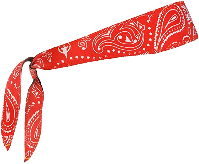 Halo I Tie Headband - Paisley Red Paisley Red One Size