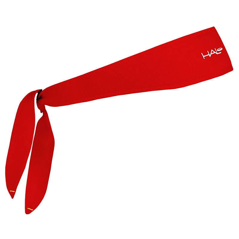 Halo I Tie Headband - Red Red One Size