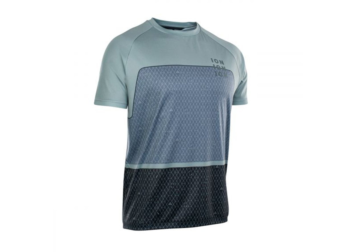 ION Traze AMP Short Sleeve MTB Jersey - Tidal Green - 2021 Tidal Green Small
