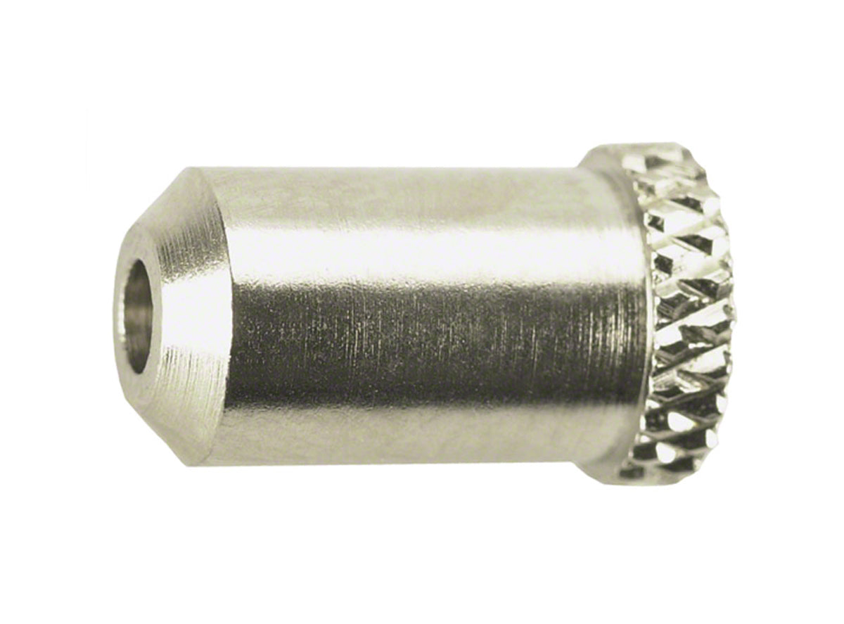 Jagwire 5mm Steel Housing Stops Chrome 5mm - 50pc Bag