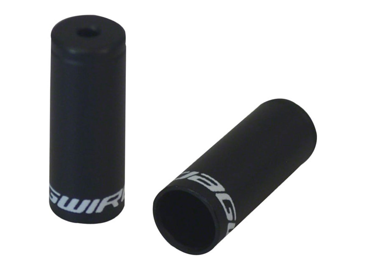 Jagwire Shift Housing Brass Open End Cap - Black Black 10 Pieces 4mm