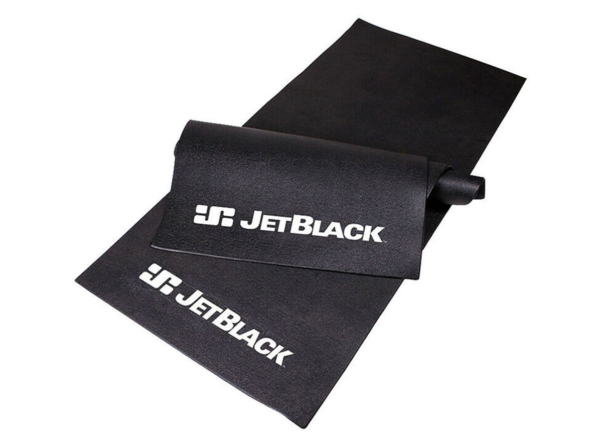 JetBlack Indoor Trainer Mat - Black Black