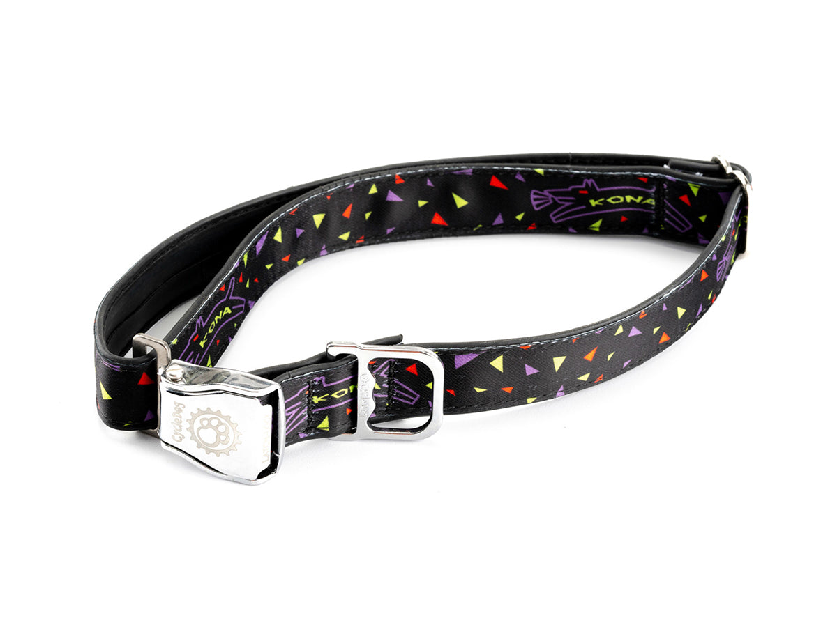 Kona Dog Collar - Medium Black - Multi