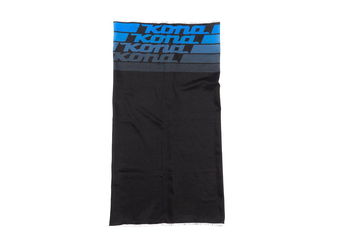 Kona Neck Gaiter - Black-Blue Black - Blue One Size